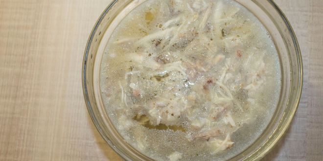 Рецепт холодца из курицы и свиных ножек