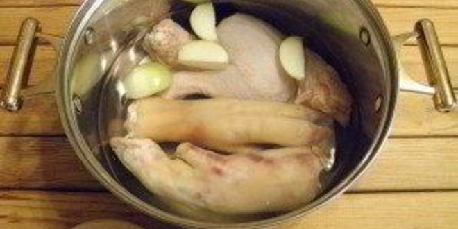 Рецепт холодца из свиных ножек