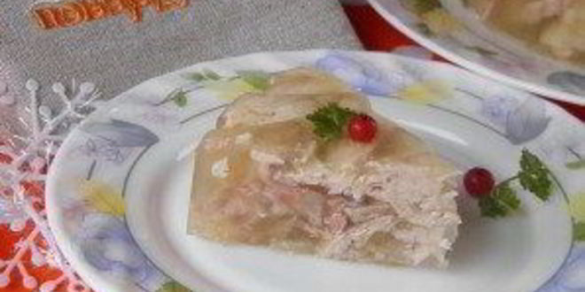 Рецепт холодца из свиных ножек