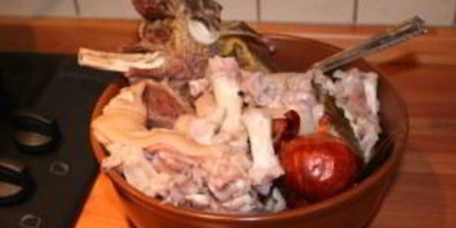 Рецепт холодца со свинины