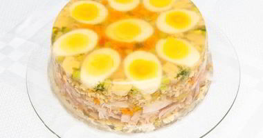 Рецепт Куриного холодца с яйцами