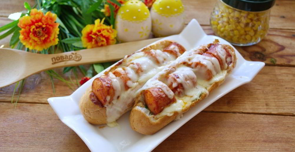 Рецепт булочку с сосиской — готовима домашнюю альтернативу вредному хот-догу