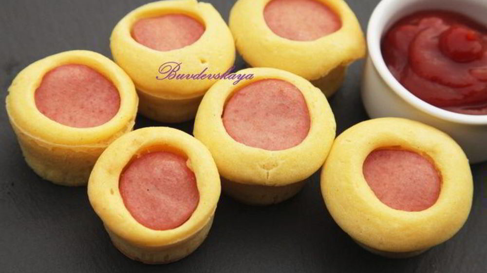 Как приготовить мини-кексиков хот-дог