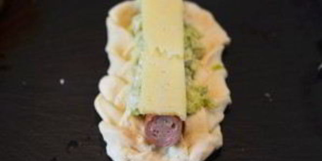 Рецепт плетеных хот-догов с гуакамоле