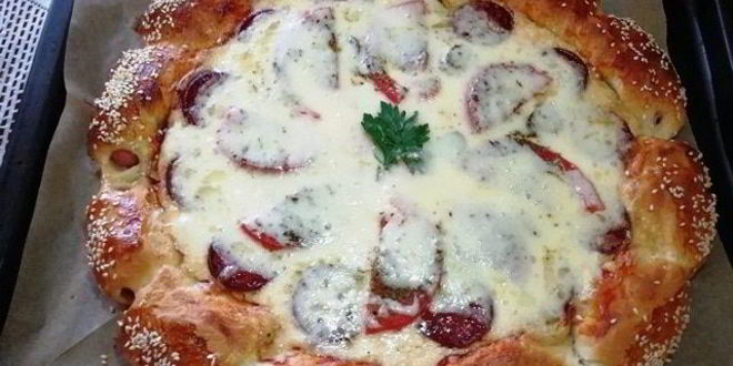 Рецепт суперсырной хот-дог-пицца