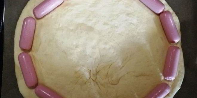 Рецепт суперсырной хот-дог-пицца