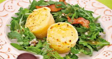 Рецепт Козьего сыра и руккола