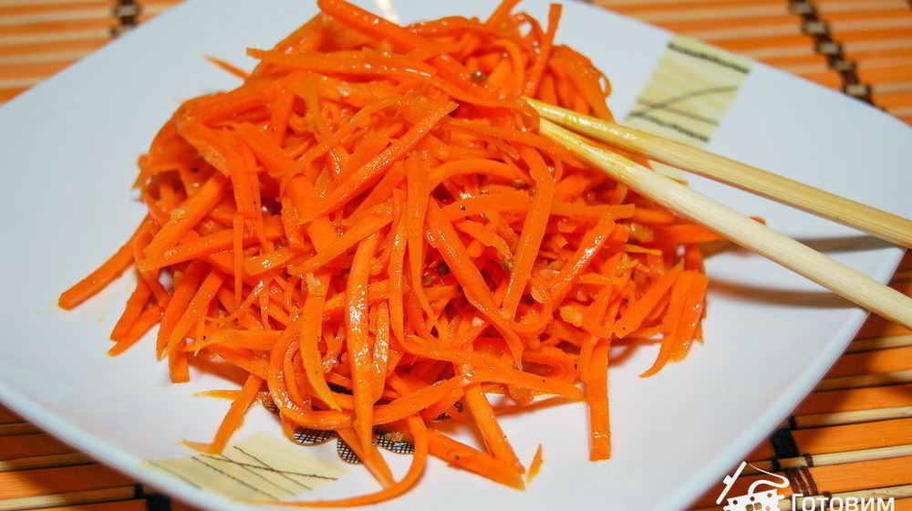 Как приготовить морковь по-корейски