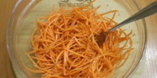 Рецепт морковки по-корейски острая