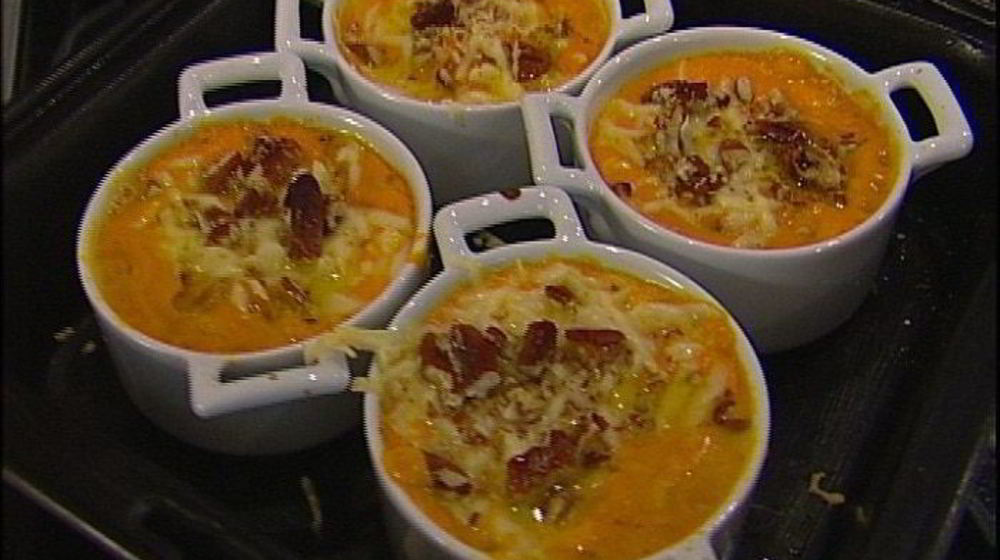 Как приготовить фриттату из тыквы с беконом и орехами пекан