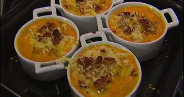 Рецепт Фриттаты из тыквы с беконом и орехами пекан