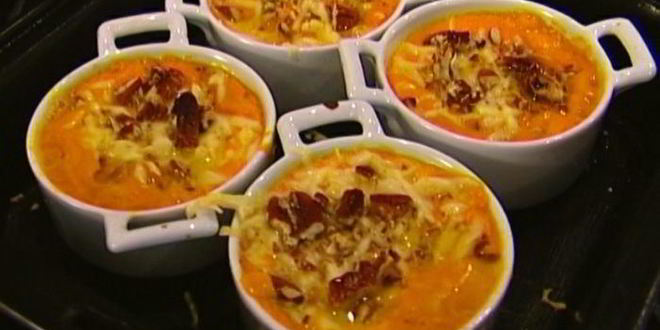 Рецепт фриттаты из тыквы с беконом и орехами пекан