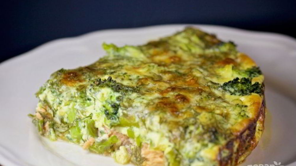 Как приготовить фриттату с семгой и брокколи