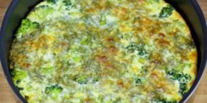 Рецепт фриттаты с семгой и брокколи