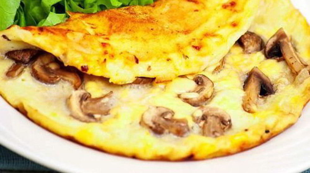 Как приготовить грибной омлет