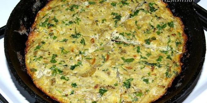 Рецепт маакуды — тунисского омлета с баклажаном