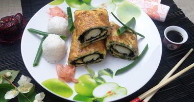 Рецепт Омлета рыбного в японском стиле