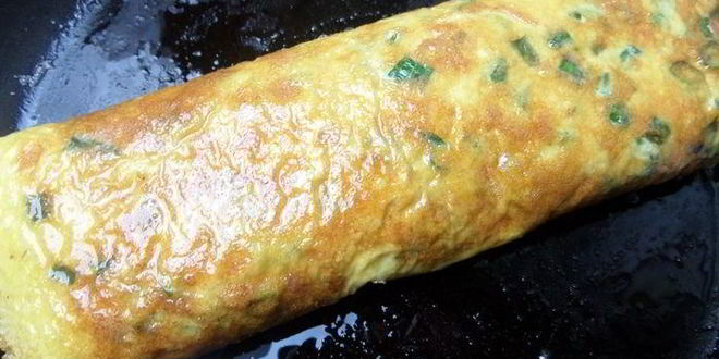 Рецепт омлета рыбного в японском стиле