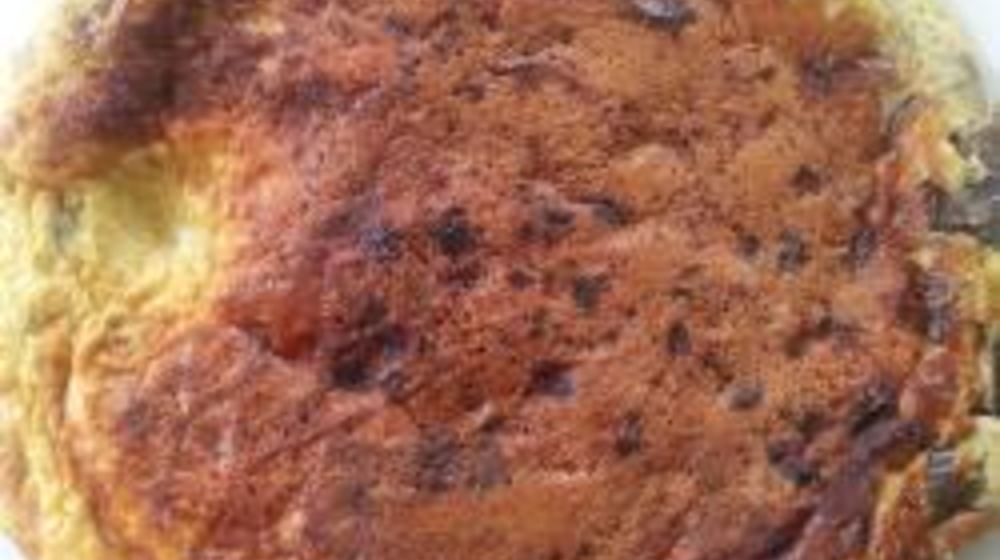 Как приготовить омлет с баклажанами