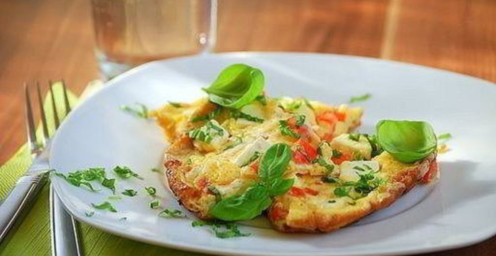 Рецепт омлет с пармезаном