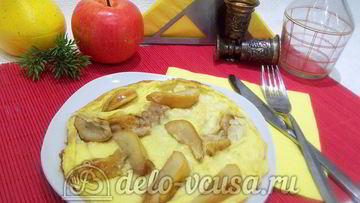 Рецепт Омлета с грушей
