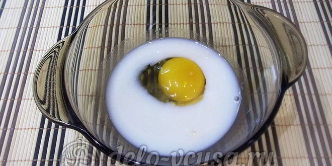 Рецепт омлета с грушей