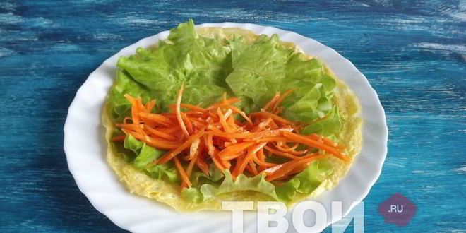 Рецепт омлета с пряной морковью