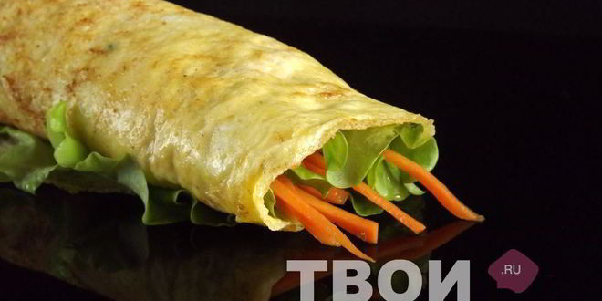 Рецепт омлета с пряной морковью