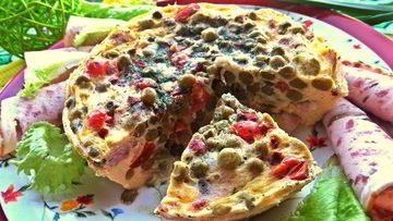 Рецепт Омлета в горошек