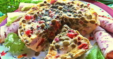 Рецепт Омлета в горошек