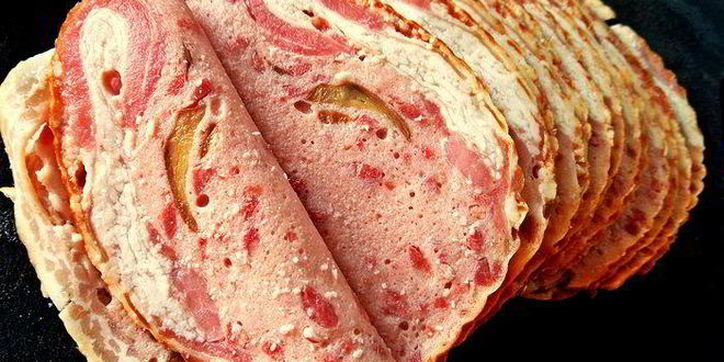 Рецепт омлета в горошек