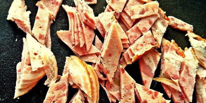 Рецепт омлета в горошек