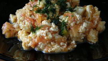 Рецепт Вегетарианского омлета без яиц