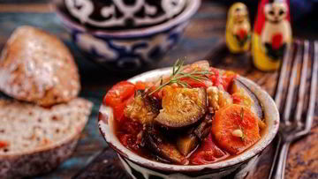 Рецепт Овощного соте с баклажанами