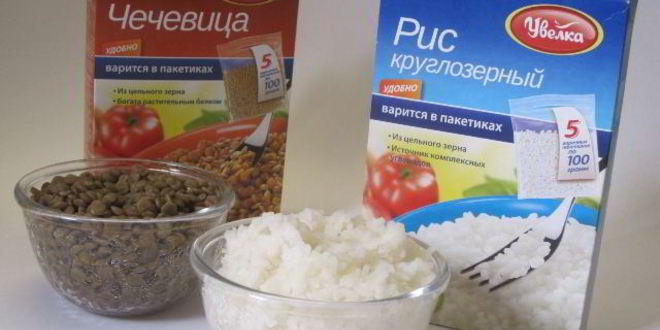 Рецепт чечевично-рисового паштет