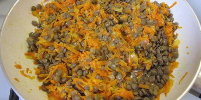 Рецепт чечевично-рисового паштет