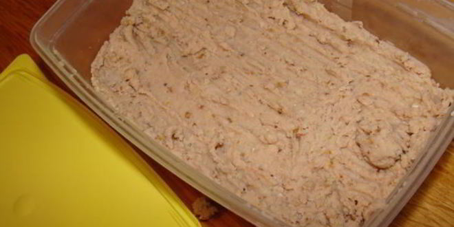 Рецепт изысканого паштета из фасоли и орехов