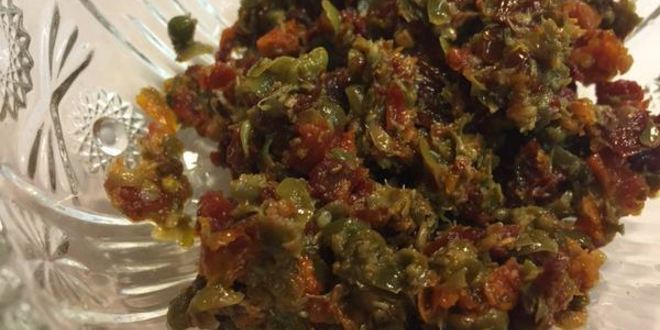 Рецепт паштета из белой фасоли с вялеными помидорами