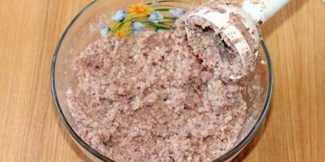 Рецепт паштета из булгура и красной фасоли