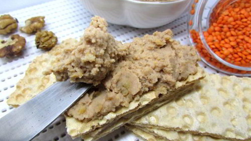 Как приготовить паштет из чечевицы с курагой