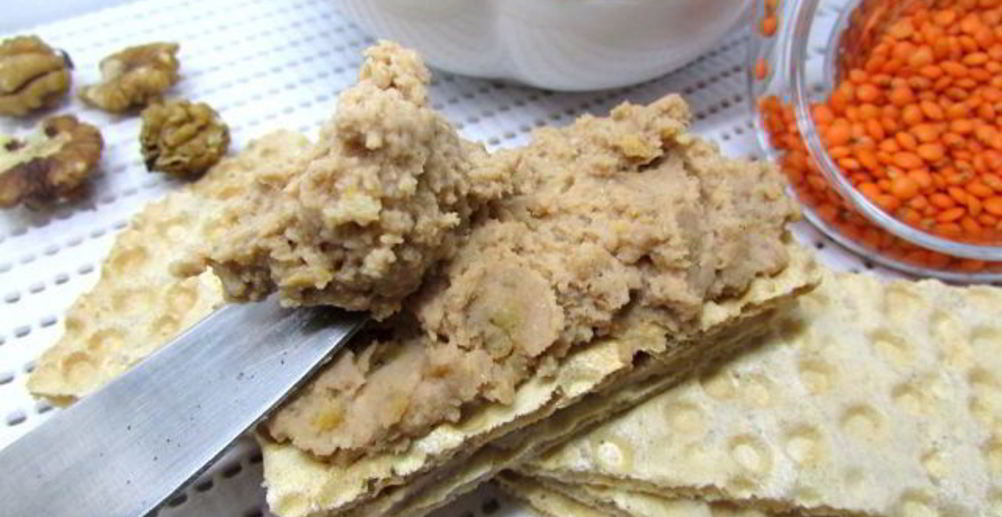 Рецепт паштет из чечевицы с морковью