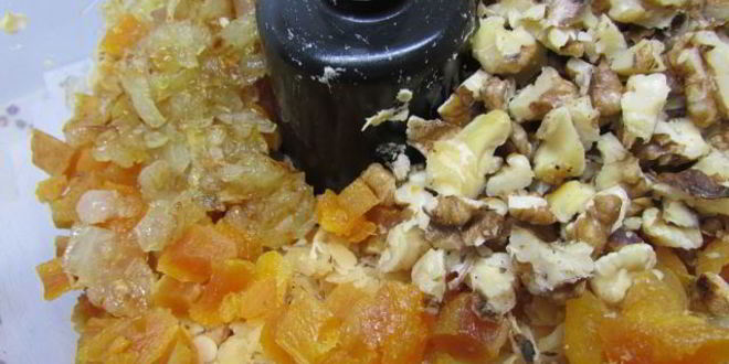 Рецепт паштета из чечевицы с курагой