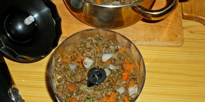 Рецепт паштета из чечевицы с морковью