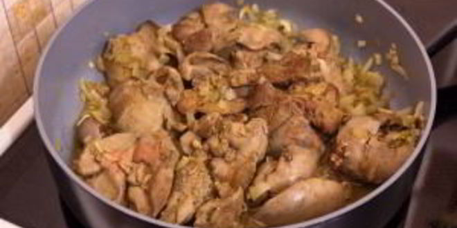 Рецепт паштета с куриной печенью и сыром