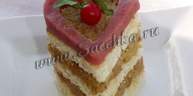 Рецепт печеночного паштета в клюквенном соусе