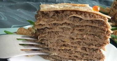 Рецепт Блинного торта с печенью