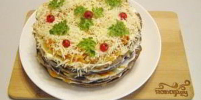 Рецепт печеночного торта из куриной печени