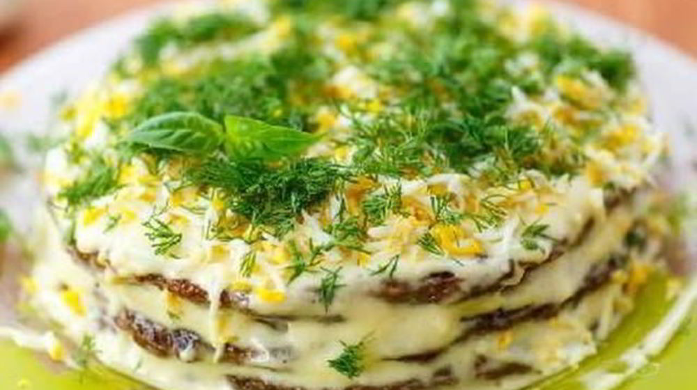 Как приготовить печеночный тортик