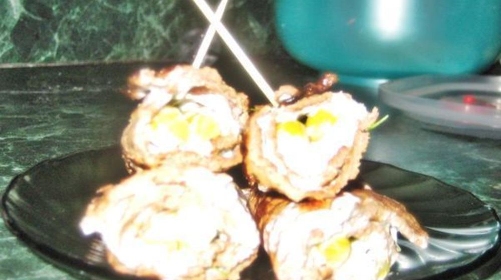 Как приготовить печеночные рулетики