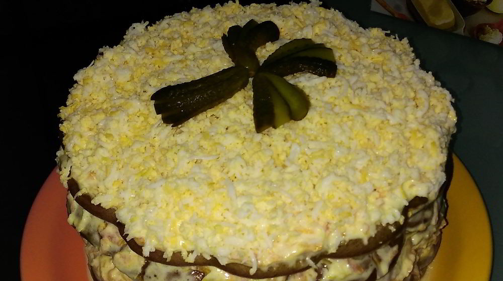 Как приготовить печеный печеночный торт